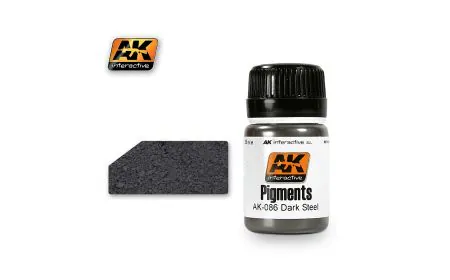 AK Interactive Pigments Dark Steel