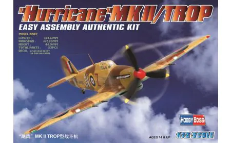 Hobbyboss 1:72 - Hurricane Mk II Trop