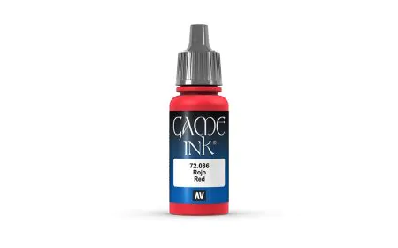 AV Vallejo Game Color 17ml - Game Ink - Red