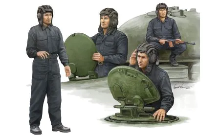 Trumpeter 1:35 - Soviet Tank Crew 1970-1980