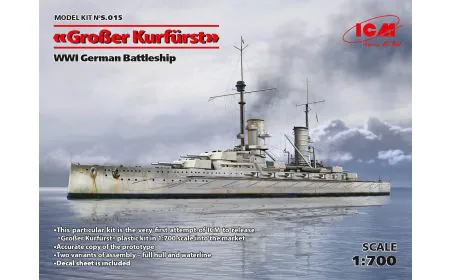 ICM 1:700 - Gro?er Kurf rst full hull & waterline