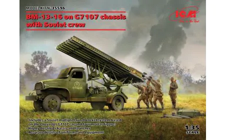 ICM 1:35 - BM-13-16 on G7107 chassis w/Soviet crew