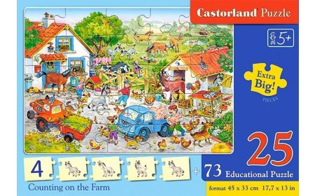 * Castorland Jigsaw Premium On the Farm (Damaged Box)