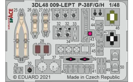 Eduard Space 3D Decals 1:48 - P-38G SPACE (TAM)