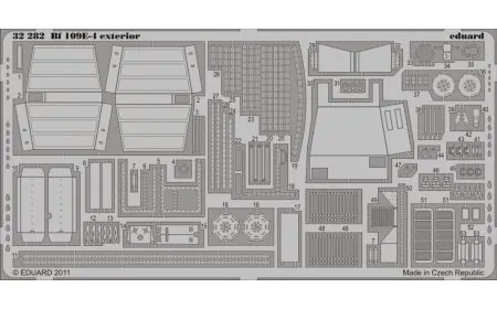 * Eduard Photoetch 1:32 - Bf 109E-4 Exterior (Dragon)