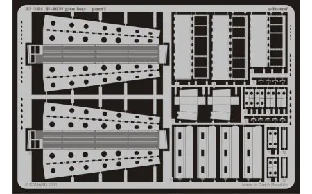 * Eduard Photoetch 1:32 - P -40M Gun Bay (Hasegawa)