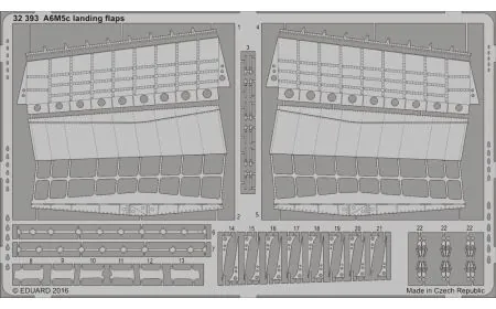 * Eduard Photoetch 1:32 A6M5c Zero Landing Flaps (Hasegawa)