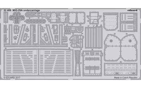 Eduard Photoetch 1:32 - Mig-29A Fulcrum Undercarriage