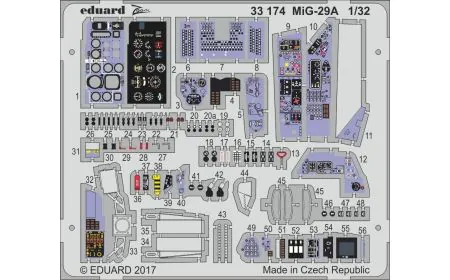 Eduard Masks 1:32 - MiG-29A Fulcrum (Trumpeter)