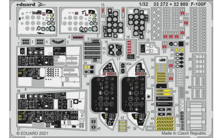 Eduard Photoetch 1:32 - F-100F (TRU)