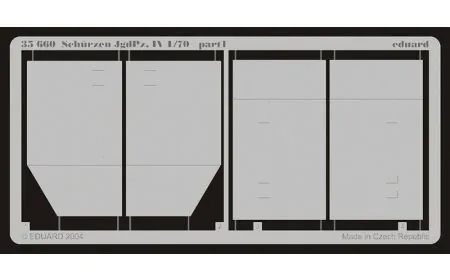* Eduard Photoetch 1:35 - Schurzen JgdPz.IV L/70 (Ita)