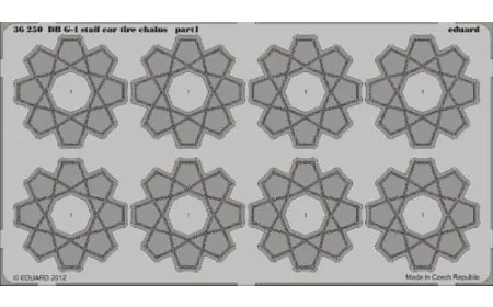 * Eduard P-etch 1:35 - DB G-4 Staff Car Tyre Chains (ICM)