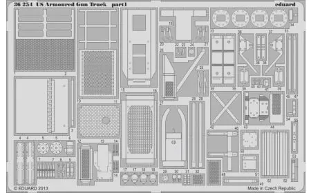 * Eduard Photoetch 1:35 - US Armoured Gun Truck