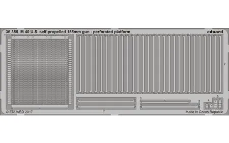 Eduard Photoetch 1:35 - M40 U.S Self-Propelled Gun (Tam)