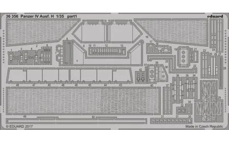 * Eduard Photoetch 1:35 - Panz er IV Ausf. H (Zvezda)