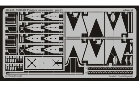 * Eduard Photoetch 1:48 - MiG -23 Flogger armament (Italeri)