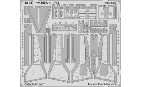 Eduard Photoetch 1:48 - Fw 190A-4 (Eduard)