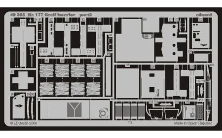 * Eduard P-etch 1:48 - He 177 Greif Interior (MPM)