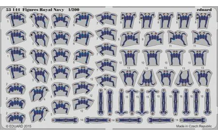 Eduard Photoetch 1:200 - Figures Royal Navy