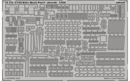 * Edu P-etch 1:350 USS Kitty Hawk Pt.4 Aircraft (Tru)