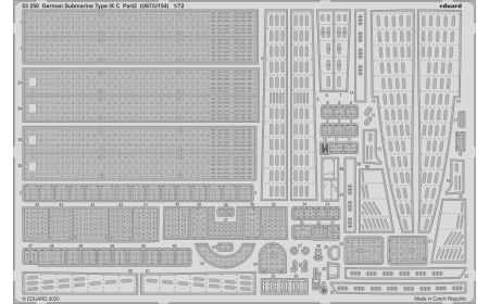 Eduard Photoetch 1:350 - German Sub Type IX C Pt.2