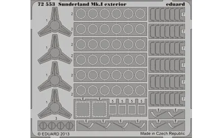 * Eduard Photoetch 1:72 - Sundererland Mk.I Exterior