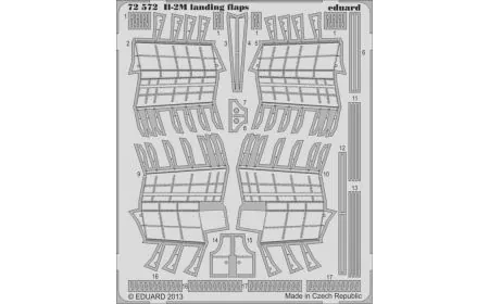 * Eduard P-etch 1:72 - ll-2M Landing Flaps