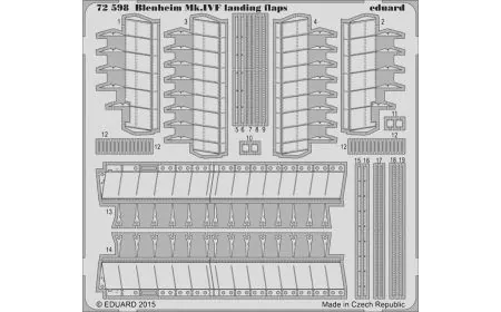 * Eduard Photoetch 1:72 - Blenheim MK.IVF Flaps (Air)