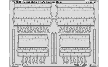 * Eduard Photoetch 1:72 - Beaufighter Mk.X Flaps (Air)