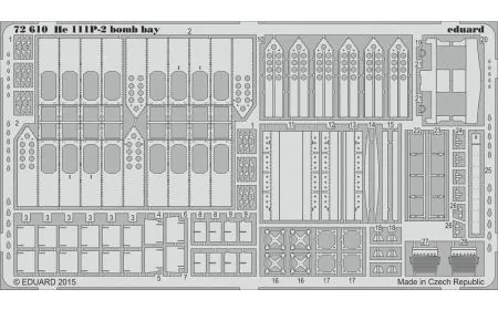 * Eduard Photoetch 1:72 - He 111P-2 Bomb Bay (Airfix)