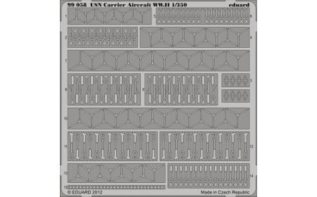 * Eduard Photoetch 1:350 - USN Aircraft Accessories WWII