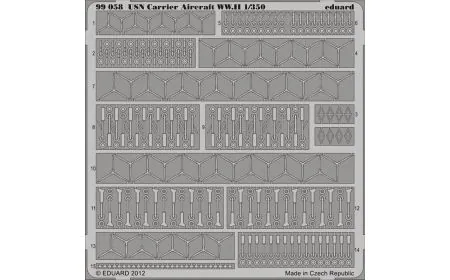 * Eduard Photoetch 1:350 - USN Aircraft Accessories WWII