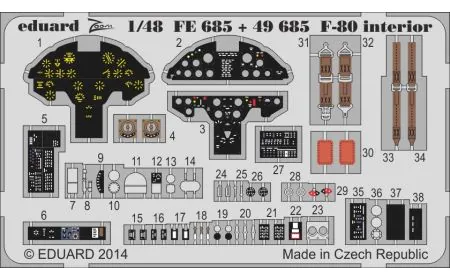 * Eduard P-etch (Zoom) 1:48 nterior S.A. (Hobbyboss 81723)