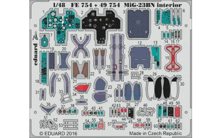 * Eduard P-etch (Zoom) 1:48 MiG-23BN (TRU05801)