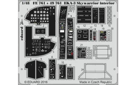 * Eduard P-etch (Zoom) 1:48 EKA-3 Skywarrior Interior