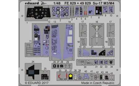 * Eduard Photoetch (Zoom) 1: 48 - Su-17 M3/M4  (Kittyhawk)