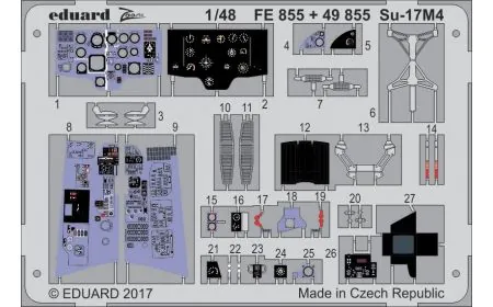 Eduard Photoetch (Zoom) 1:48 - Su-17M4 Fitter (Hobbyboss)