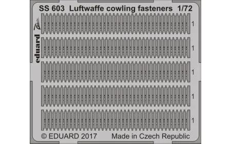 * Eduard Photoetch (Zoom) 1: 72 Luftwaffe Cowling Fasteners