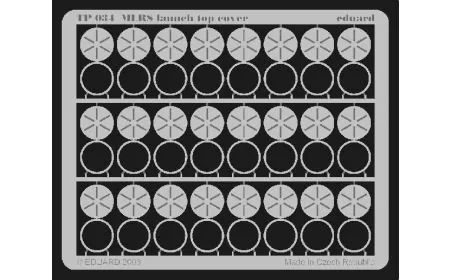 * Eduard P-etch (Zoom) 1:35 MLRS launch top cover