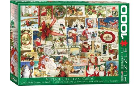 Eurographics Puzzle 1000 Pc - Christmas Cards (Damaged Box)