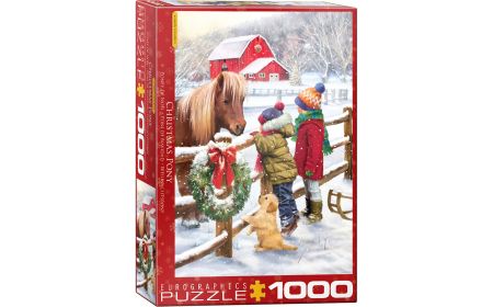 Eurographics Puzzle 1000 Pc - Christmas Pony (Simon Treado)