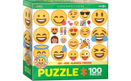 * Puzzle 100 Pc - Emoji Puzzle - Joy (Damaged Box)