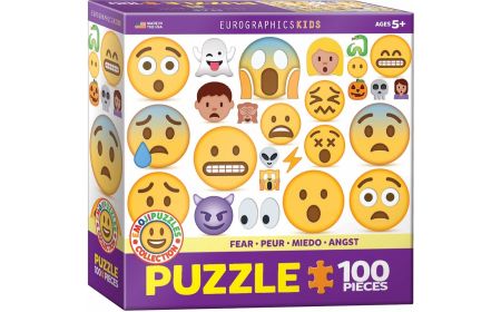 * Puzzle 100 Pc - Emoji Puzzle - Fear (Damaged Box)