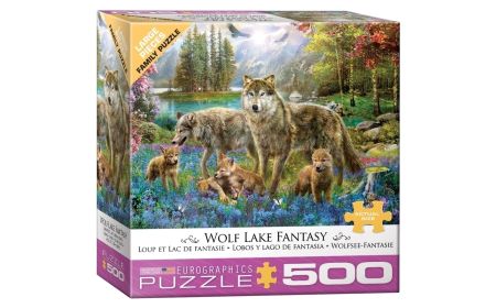 Eurographics Puzzle 500 Pc - Wolf Lake Fantasy