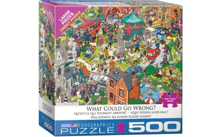 Eurographics Puzzle 500 Pc - What could go wrong? (Dam-Box)