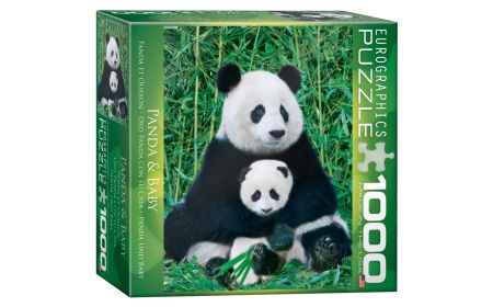 *Eurographics Puzzle 1000 Pc - Panda Bear & Baby (MO)