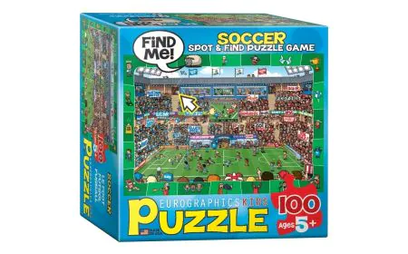 *Eurographics Puzzle 100 Pc - Spot & Find - Soccer (6x6 box)