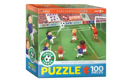 *Eurographics Puzzle 100 Pc - Junior - Soccer (6x6 box)