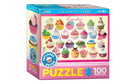 *Eurographics Puzzle 100 Pc - Sweets - Cupcakes (6x6 box)