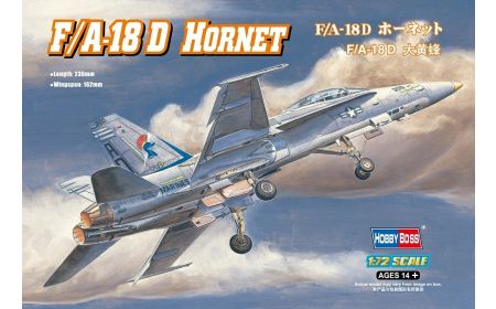 Hobbyboss 1:72 - F/A-18D Note - (Damaged Box)